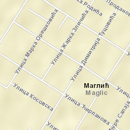 Maglić Street Map