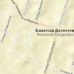 Banatski Despotovac Street Map