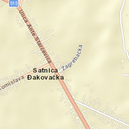 Satnica Đakovačka Street Map