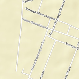 Kisač Street Map