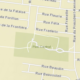 Rock Forest Street Map