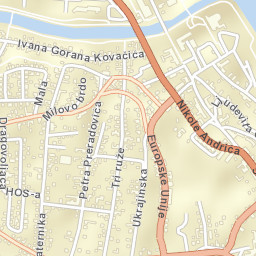 Vukovar Street Map
