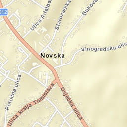 Novska Street Map