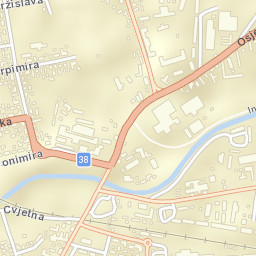 Požega Street Map