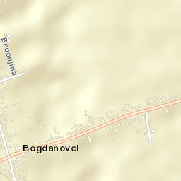 Bogdanovci Street Map