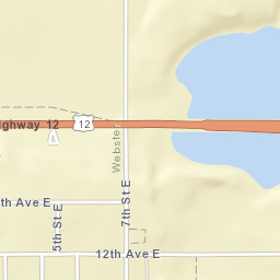 500-590 U.S. 12, Webster, SD 57274, USA Street Map