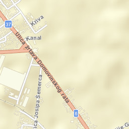 Grad Glina Street Map