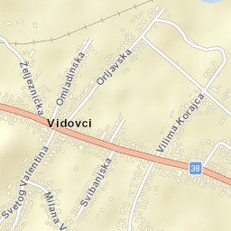 Vidovci Street Map