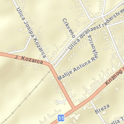 Nuštar Street Map