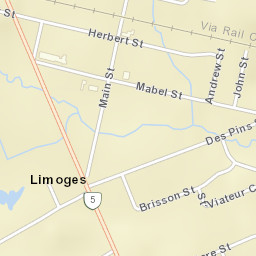 Limoges Street Map