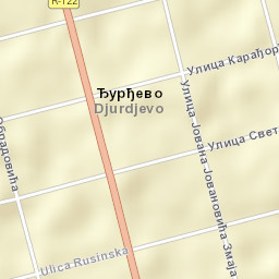 Ðurđevo Street Map