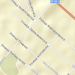 Ečka Street Map