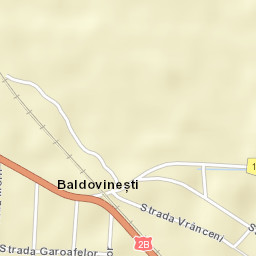 Baldovinești Street Map
