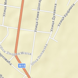 Obrovac Street Map