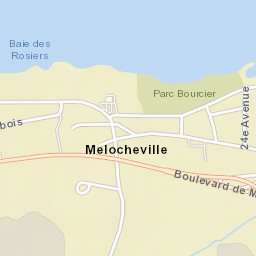 Melocheville Street Map