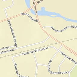 Bromont Street Map