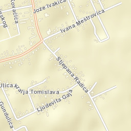Cerić Street Map