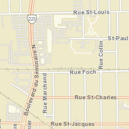 Saint-Jean-sur-Richelieu Street Map