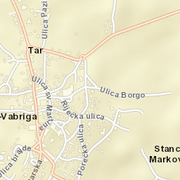 Tar-Vabriga-Torre Abrega Street Map