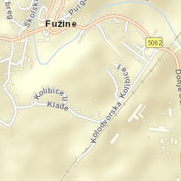 Fužine Street Map