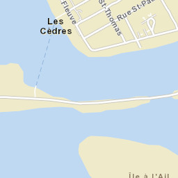 Les Cèdres Street Map