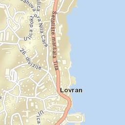 Lovran Street Map