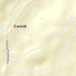 Cernik Street Map
