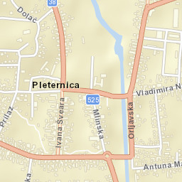 Pleternica Street Map