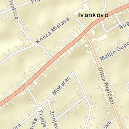 Ivankovo Street Map