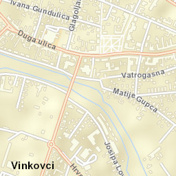 Vinkovci Street Map