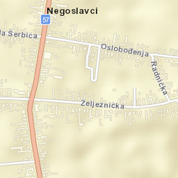 Negoslavci Street Map