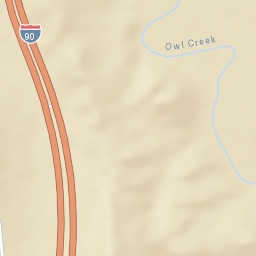 I-90 Lodge Grass MT 59050 America Street Map