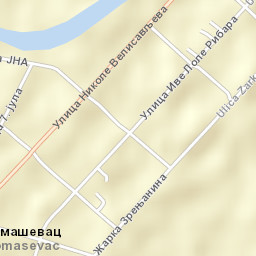 Tomaševac Street Map