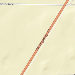 407-451 US Hwy 63 Clear Lake WI Street Map