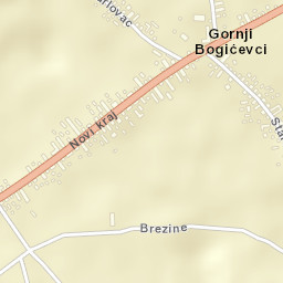 Gornji Bogićevci Street Map