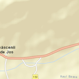 Bâscenii de Jos Street Map