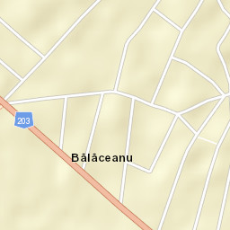 Comuna Bălăceanu Street Map