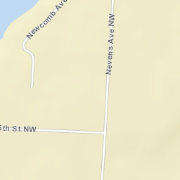 6780-6816 Newcomb Ave NW Annandale Street Map