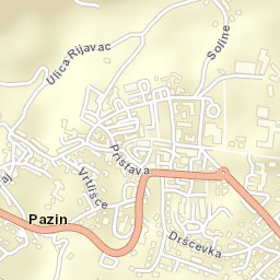Pazin Street Map
