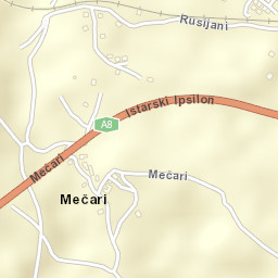 Grad Pazin Street Map