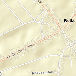 Retkovci Street Map