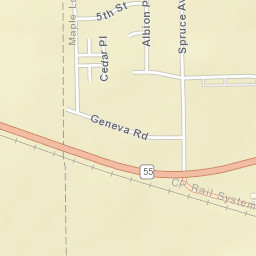 301-335 Division Street West, Maple Lake Street Map