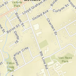 Metcalfe Street Map