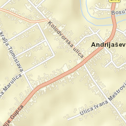 Andrijaševci Street Map