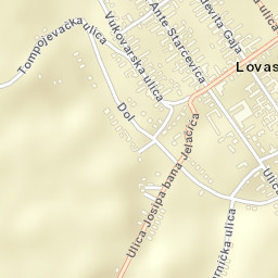 Lovas Street Map