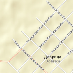 Dobrica Street Map
