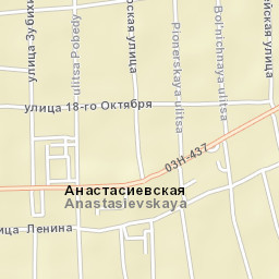 Anastasiyevskaya Street Map