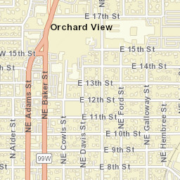 800-898 Northwest Adams Street, McMinnville Street Map