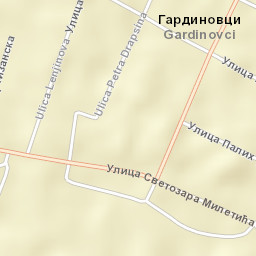 Gardinovci Street Map