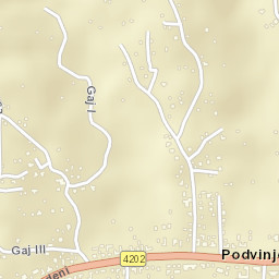 Podvinje Street Map
